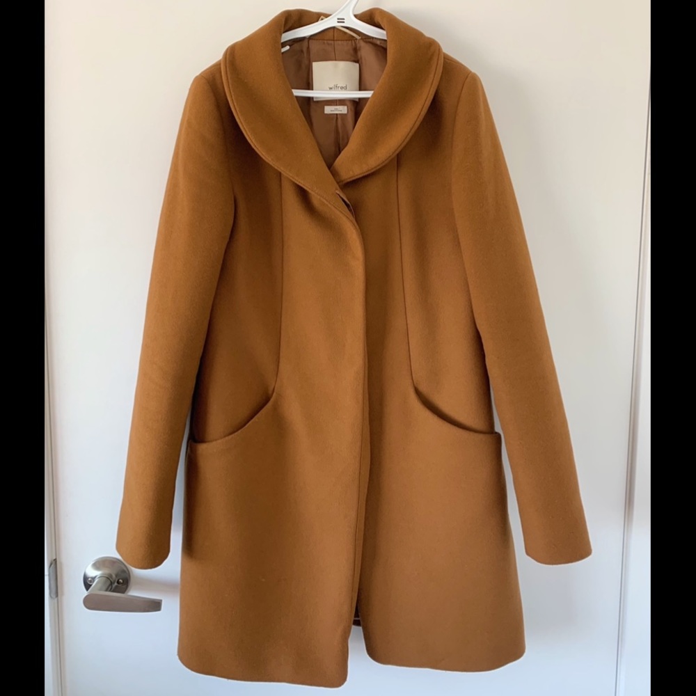 Aritzia Coccoon wool blend coat